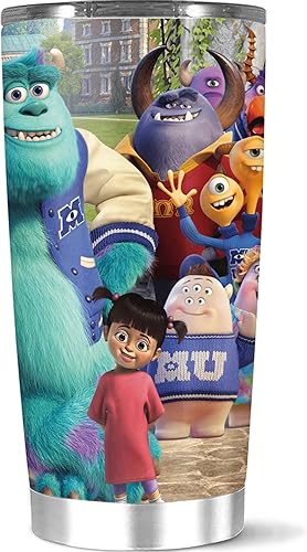 Miniatura 1 de Vaso de acero inoxidable aislado de 20 onzas monstruo caliente con café helado té vino frío divertido tazas de viaje para hombres y mujeres