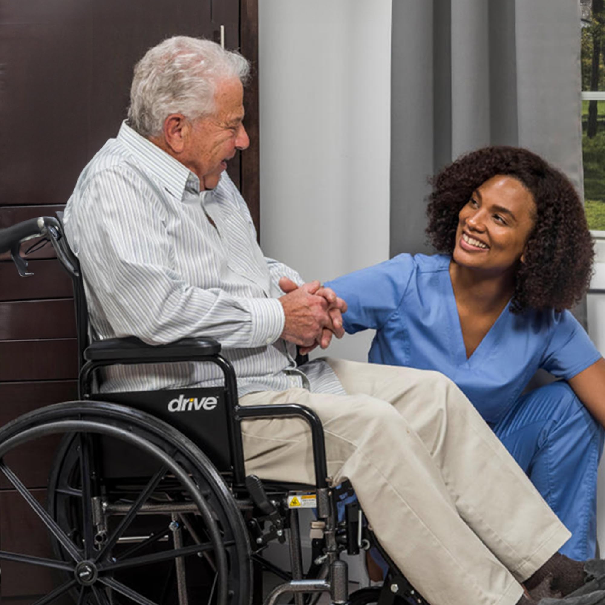 Drive Medical Silver Sport 2 Folding Wheelchair -4 Drive Medical Silver Sport 2 Folding Wheelchair -4