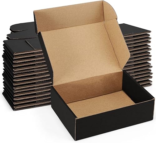 Miniatura 8 de Cajas de envío de 9 x 6 x 2 pulgadas, cajas de correo pequeñas marrones, paquete de 25 sobres de cartón corrugado