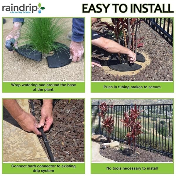 RAINDRIP for 1/4 in. Tubing Precision Watering Pad 0.5 in. H 1 pk by Raindrip - Image 7