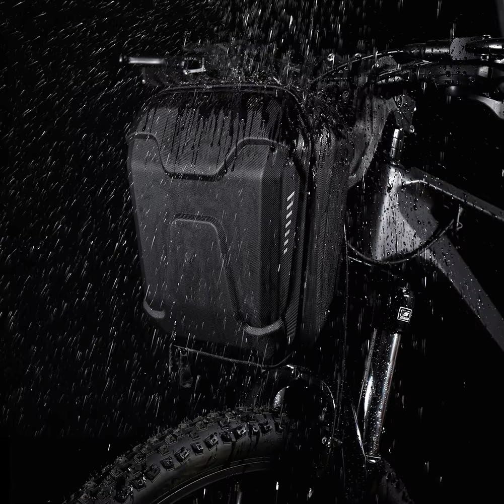 Bolsa Trasera Moto Bolsa para Manillar De Bicicleta De Montaña Funda Rígida para Teléfono Funda para Patinete Eléctrico Equipo De Ciclismo Bolso Moto(3 L a)