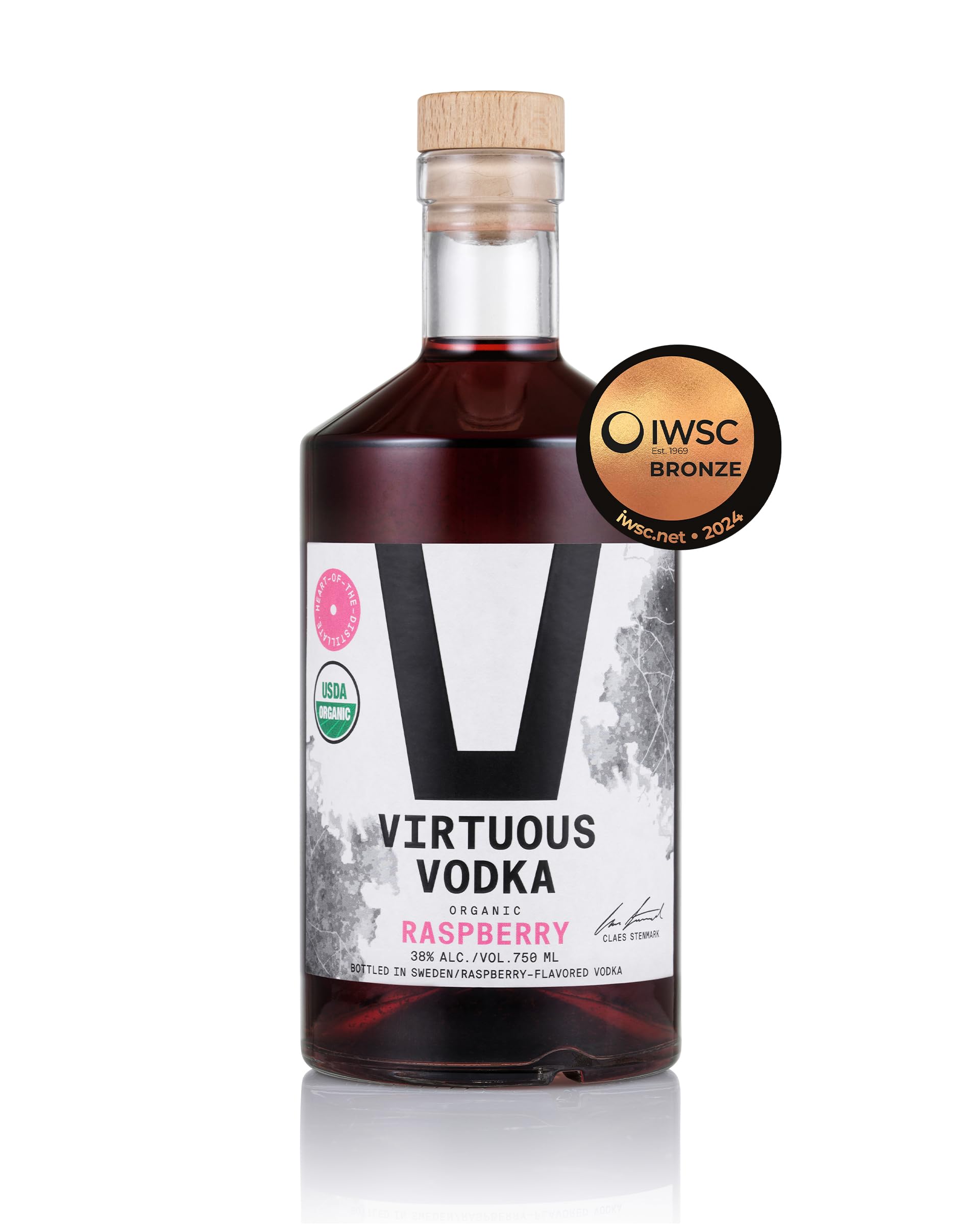 Virtuous Vodka Raspberry - 70cl 40% ABV