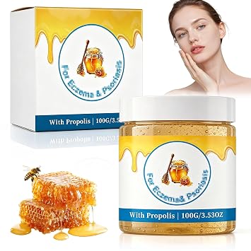 Propolis Moisturizing Cream for Face Body and Scalp, Propolis Soothing Cream Deeply Moisturizes and Nourishes Dry Skin, Refreshing and Non-Greasy, Suitable for Both Men and Women