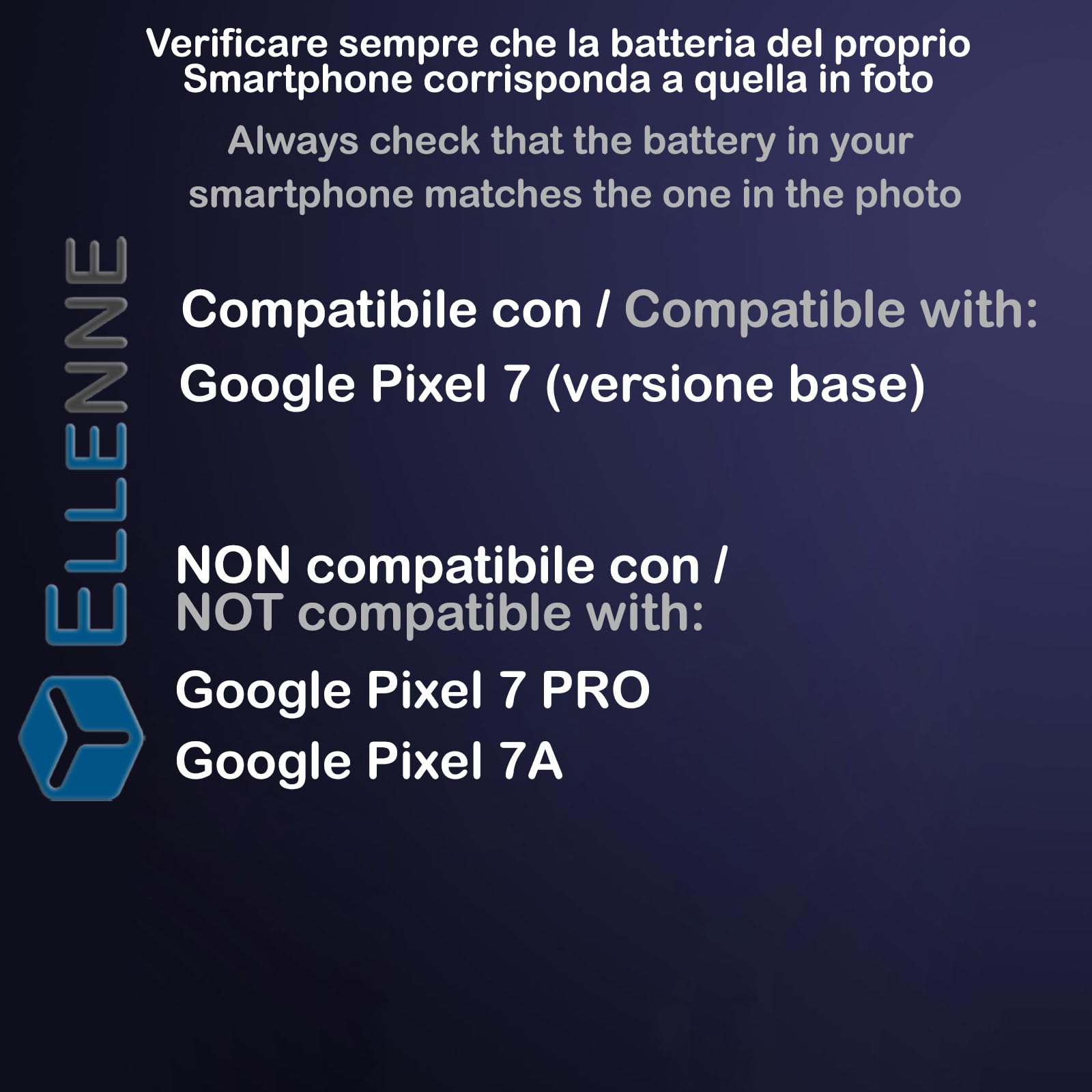 ELLENNE Batería para Google Pixel 7 |GZE8U |GVU6C|GQML3 con kit de herramientas | Batería para GOOGLE PIXEL 7 | GZE8U | GVU6C | GQML3 – Nueva con kit de herramientas para el desmontaje