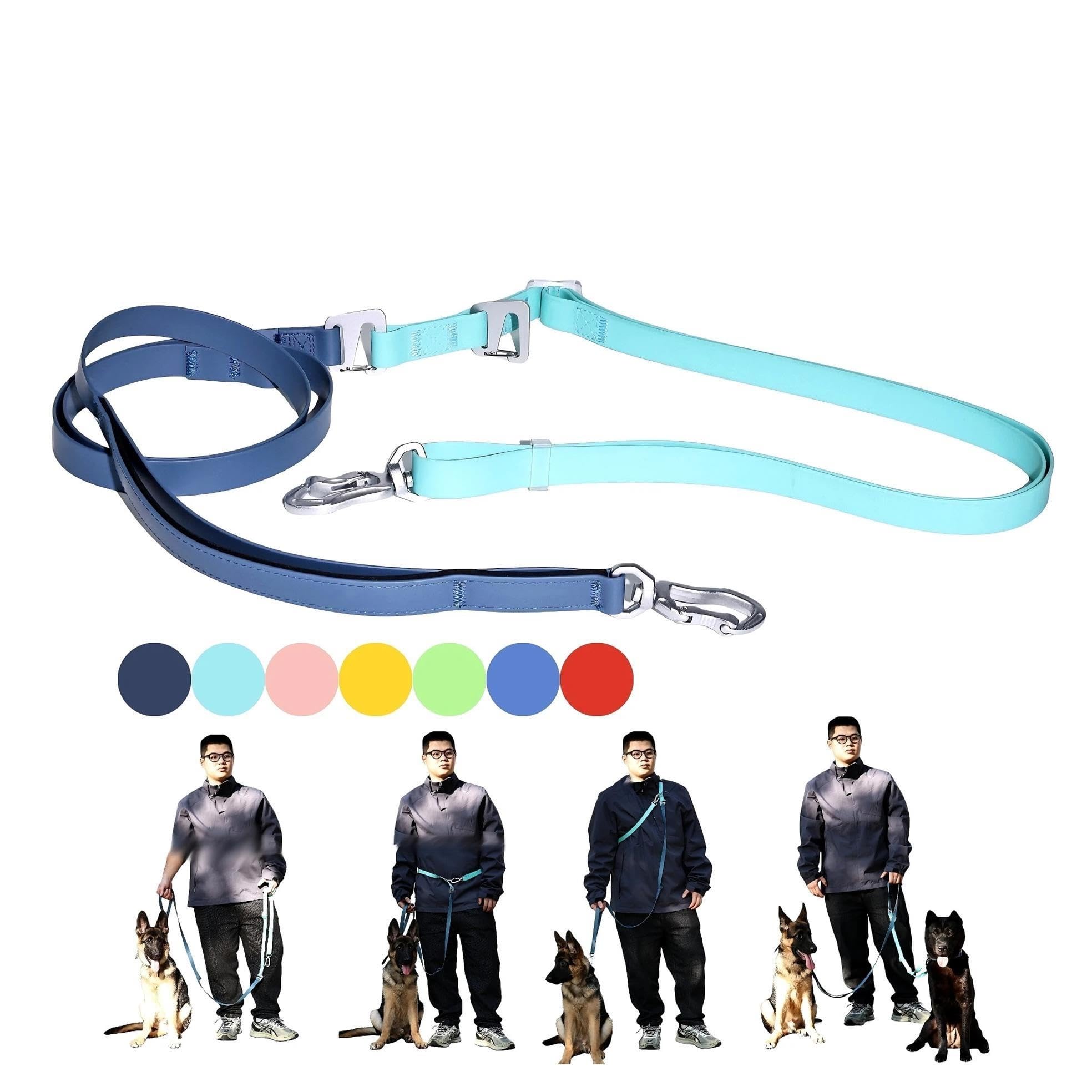 Correa Doble para Perros Correa Impermeable for Perros de PVC