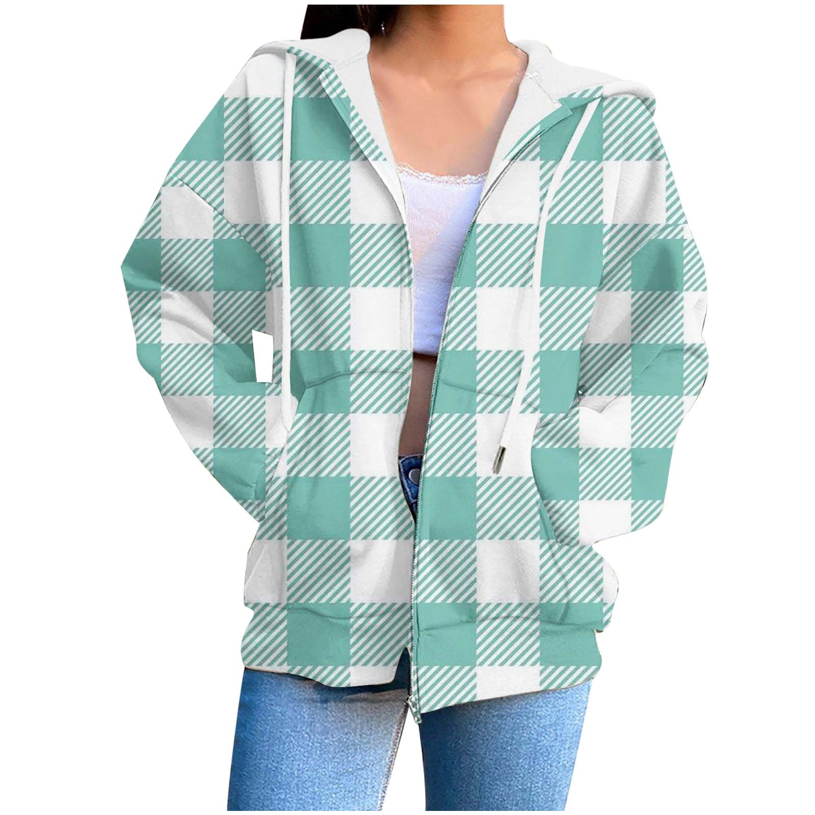 oelaioPlaid Shacket Jacket Button Down Long Flannel Shirt Fall Oversized Jackets Casual Shaket Lapel Winter Coats,Casual Plaid Shacket Button Down Long Sleeve Shirt