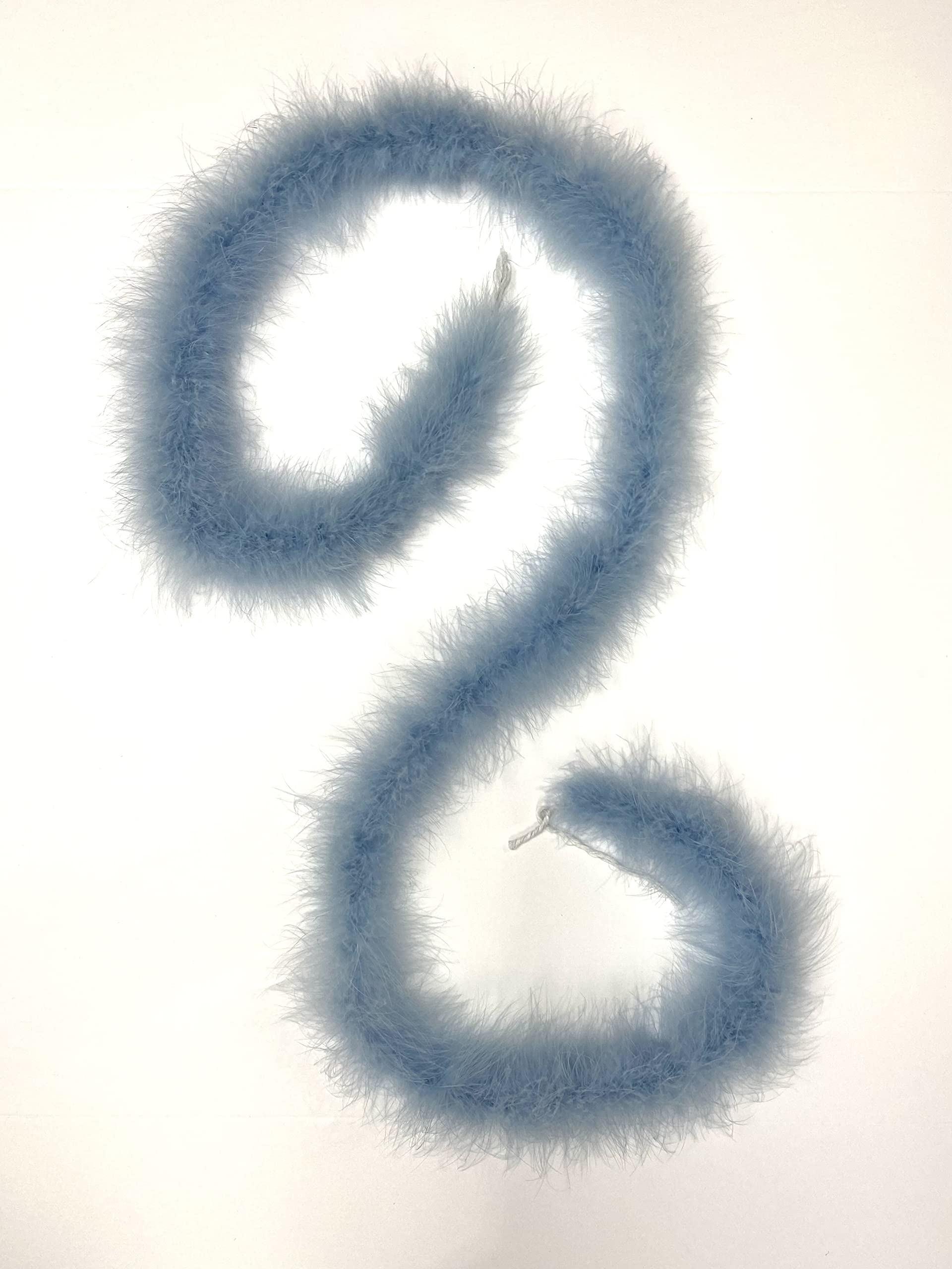 Thin Marabou Feather Boa 2 Yards Long (72