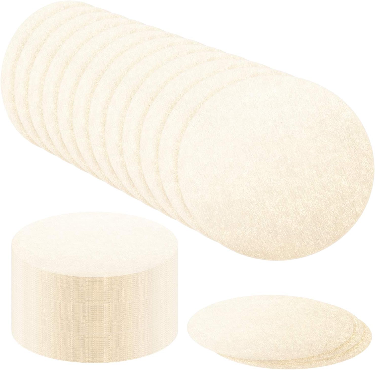Outus 500 Pieces Replacement Paper Filters Compatible with Aeropress Coffee Makers Round 2.5 Inch Paper Filters Disposable for Espresso Coffee Makers (Unbleached)
