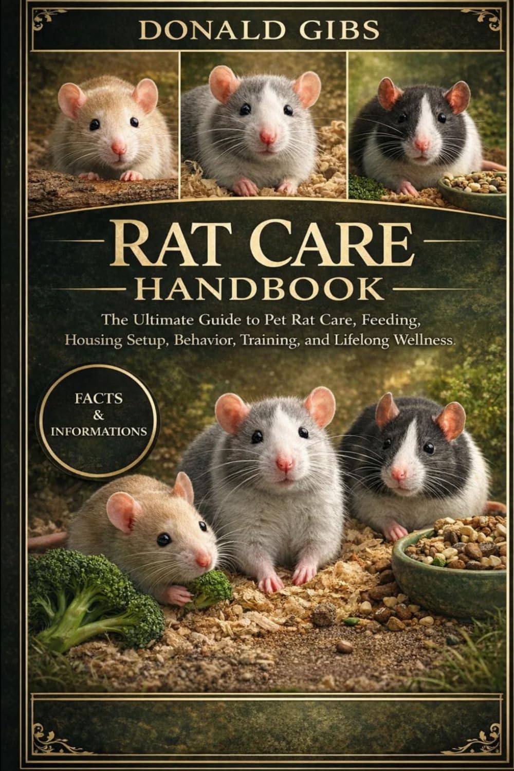RAT CARE HANDBOOK: The Ultimate Guide to Pet Rat Care, Feeding, Housing Setup, Behavior, Training, and Lifelong Wellness.
