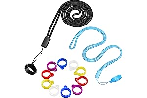 Anti-Lost Vape Lanyard & Silicone Ring 14-Piece Set