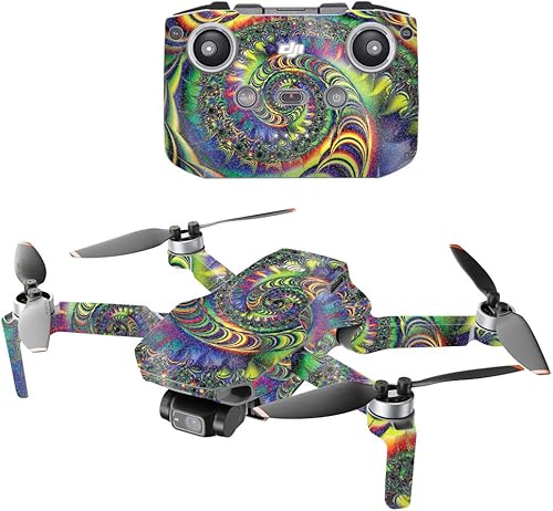 Miniatura 8 de MightySkins Glitter brillante compatible con DJI Mini 2 Dron portátil  Eagle Nebula  Acabado de purpurina protector, duradero de alto brillo  Fácil
