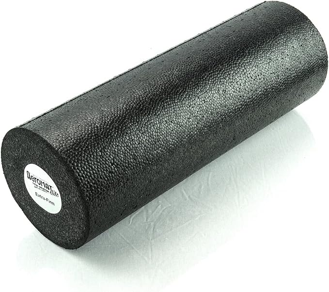 Foam Roller Alto Densidad AGM Group Negro 6in x 11in miniatura 4