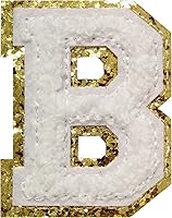 Vista 57 de Parches de letras de felpilla termo-adhesivas de 2.2", parches de letras de felpilla para ropa (negro, 26)