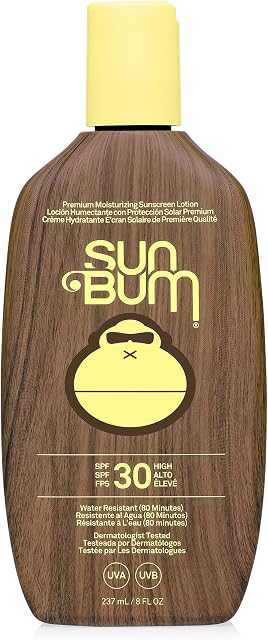 Sun Bum Original SPF 30 Sun Cream Lotion, Broad Spectrum Moisturizing Sunscreen with Vitamin E, Vegan and Reef Friendly with UVA/UVB Protection, 237 ml