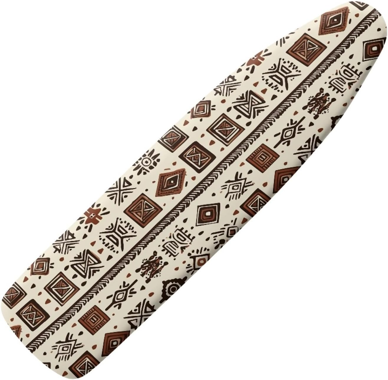 Large Ironing Board Cover and Pad 59x19 Bohemian Style Iron Table Cover with Padding,Extra Wide,Resist Scorching and Staining,Heatproof,Adjustable Fastener Durable Stain