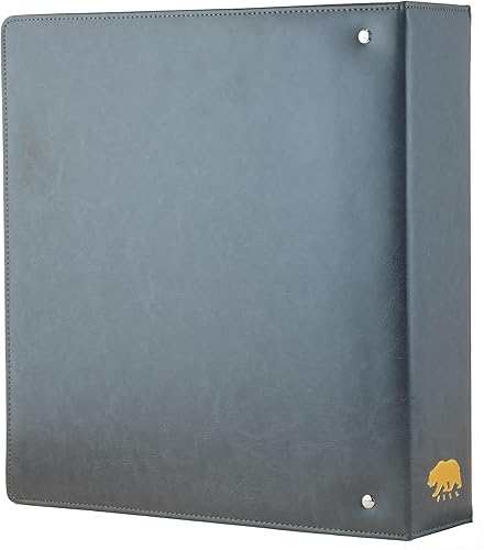 Vista 64 de Ursae Minoris Álbum económico de formato estándar con 3 anillos en D para hasta 40 billetes grandes/graduados, postales de hasta 8 x 5 pulgadas