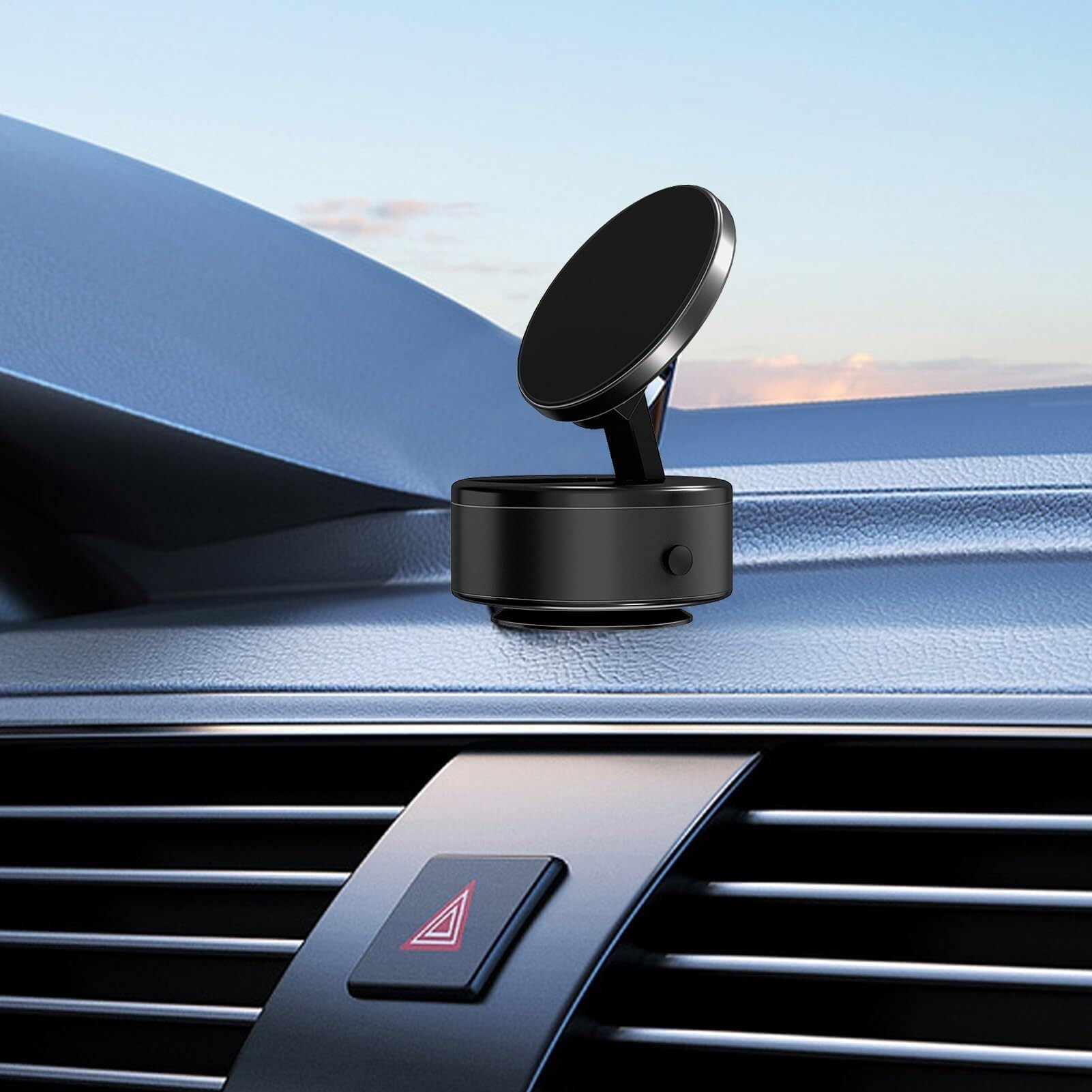 Supporto magnetico per auto, girevole a 360 gradi, per cruscotto