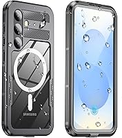 Vista 29 de Funda impermeable para Samsung Galaxy S23 Ultra, IP68 bajo el agua, a prueba de golpes militares de 12 pies, a prueba de polvo, pantalla y protector