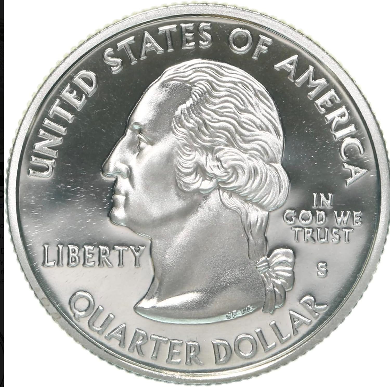 2005 S Silver Quarter 25 Cents (1/4 Dollar) PROOF Kansas Coin From Opened Mint Set I Monetized By USA Government