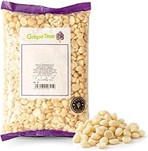 Grape Tree Natural Macadamia Nuts 1KG. Perfect For Snacking. Pasteurised Macadamia Nuts Ideal For Baking, Cooking And Adding To Smoothies. Low-GI Nuts Snacks For Everyday. Keto Healthy Snack