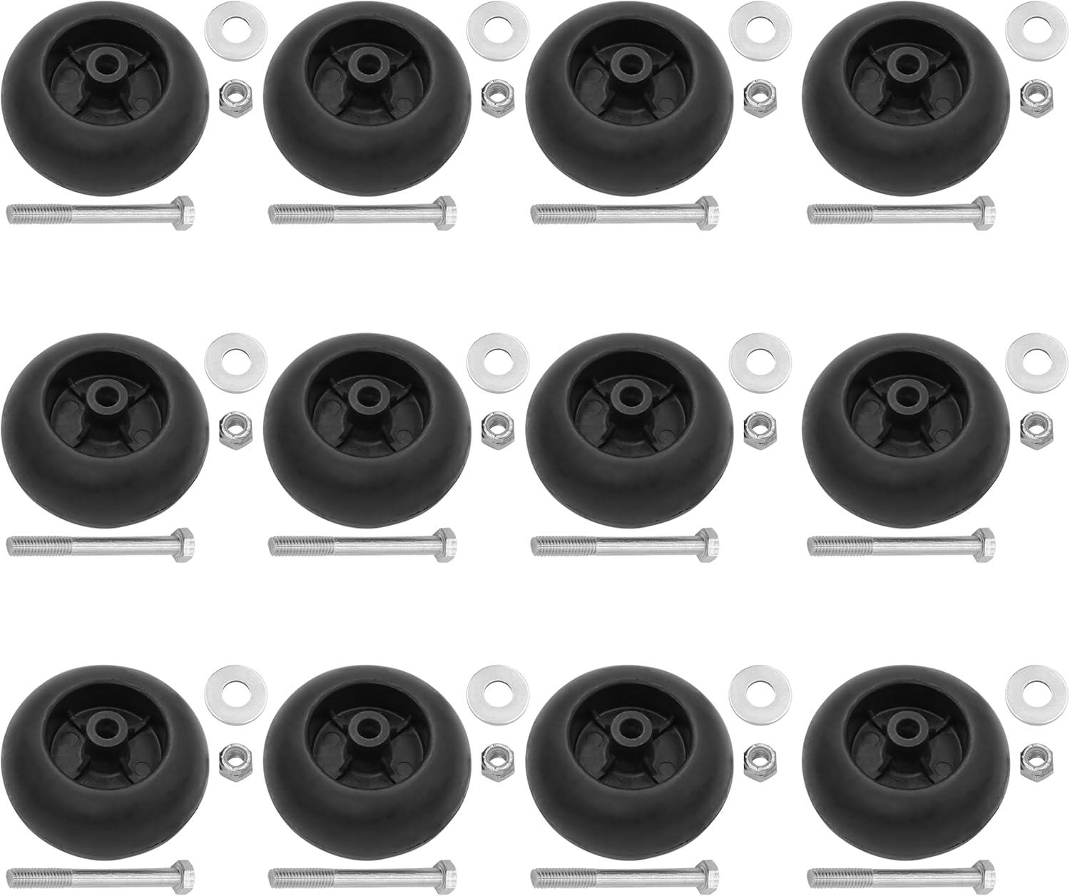 Caltric 022-1001-00 Deck Wheel Compatible with Bad Boy Rogue Rebel Renegade Revolt Mz Magnum/Qty 12