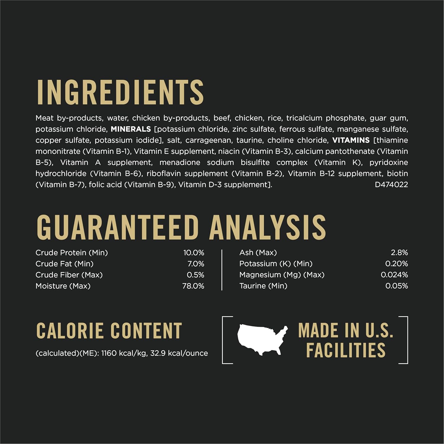 Purina Pro Plan Urinary Tract Health Beef and Chicken Entree Classic Cat Food - 3 oz. Pull-Top Cans,(Pack of 48)