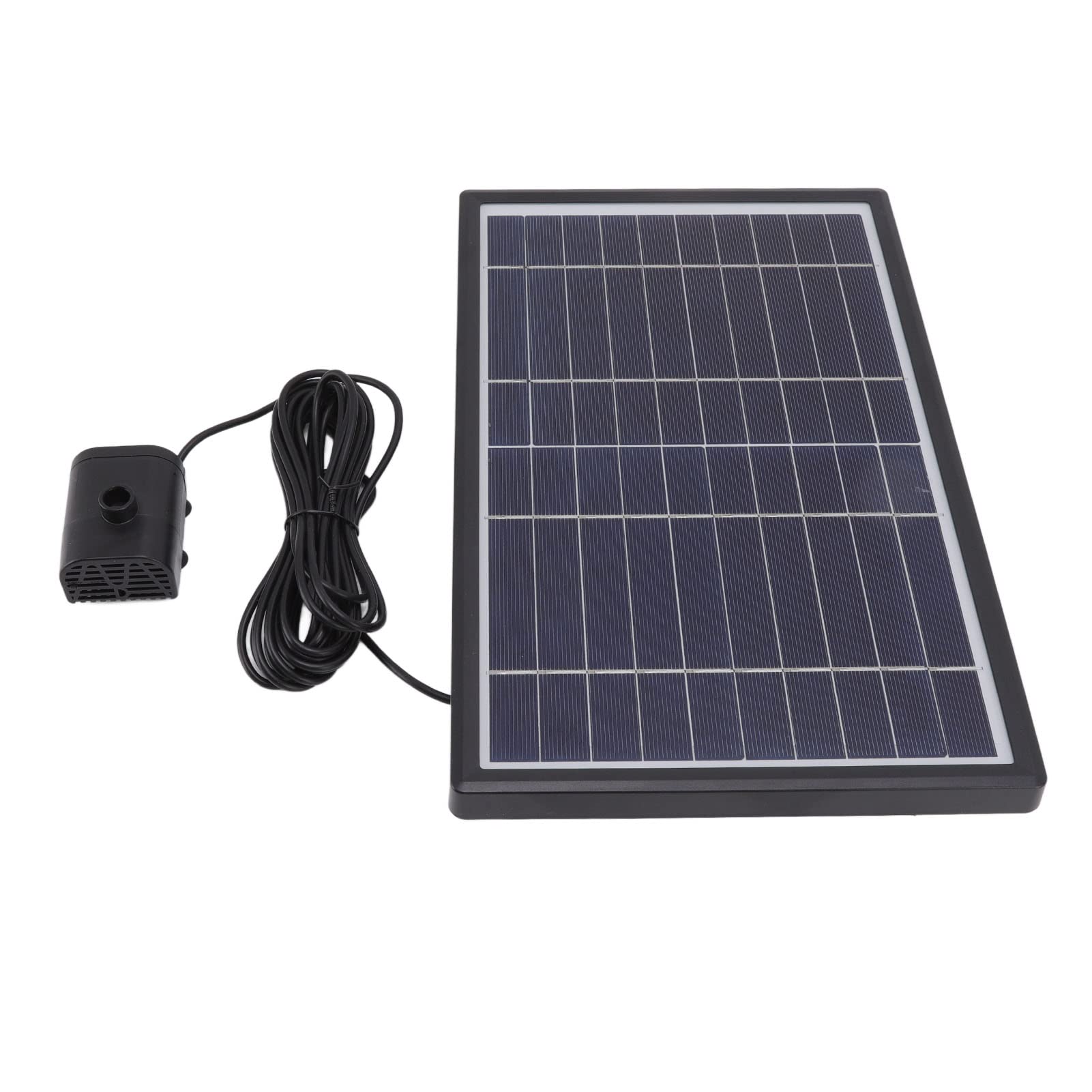 Cryfokt Pompa Fontannowa Solarna 10W 10V z 3 Dyszami do Oczka Wodnego