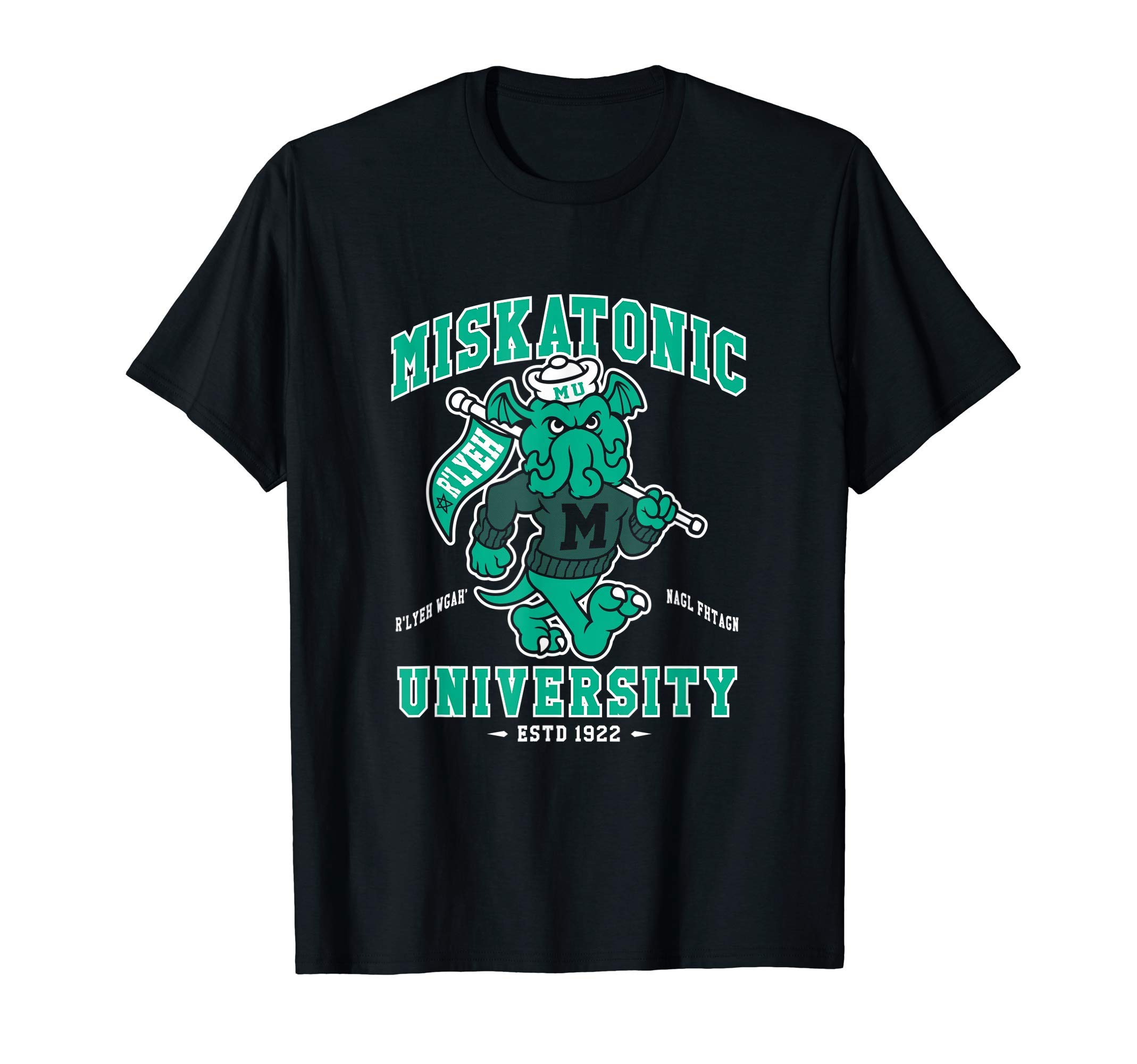 Nemons Goth ClothingMiskatonic University Cthulhu - Creepy Cute Monster T-ShirtOEKO-TEX STANDARD 100