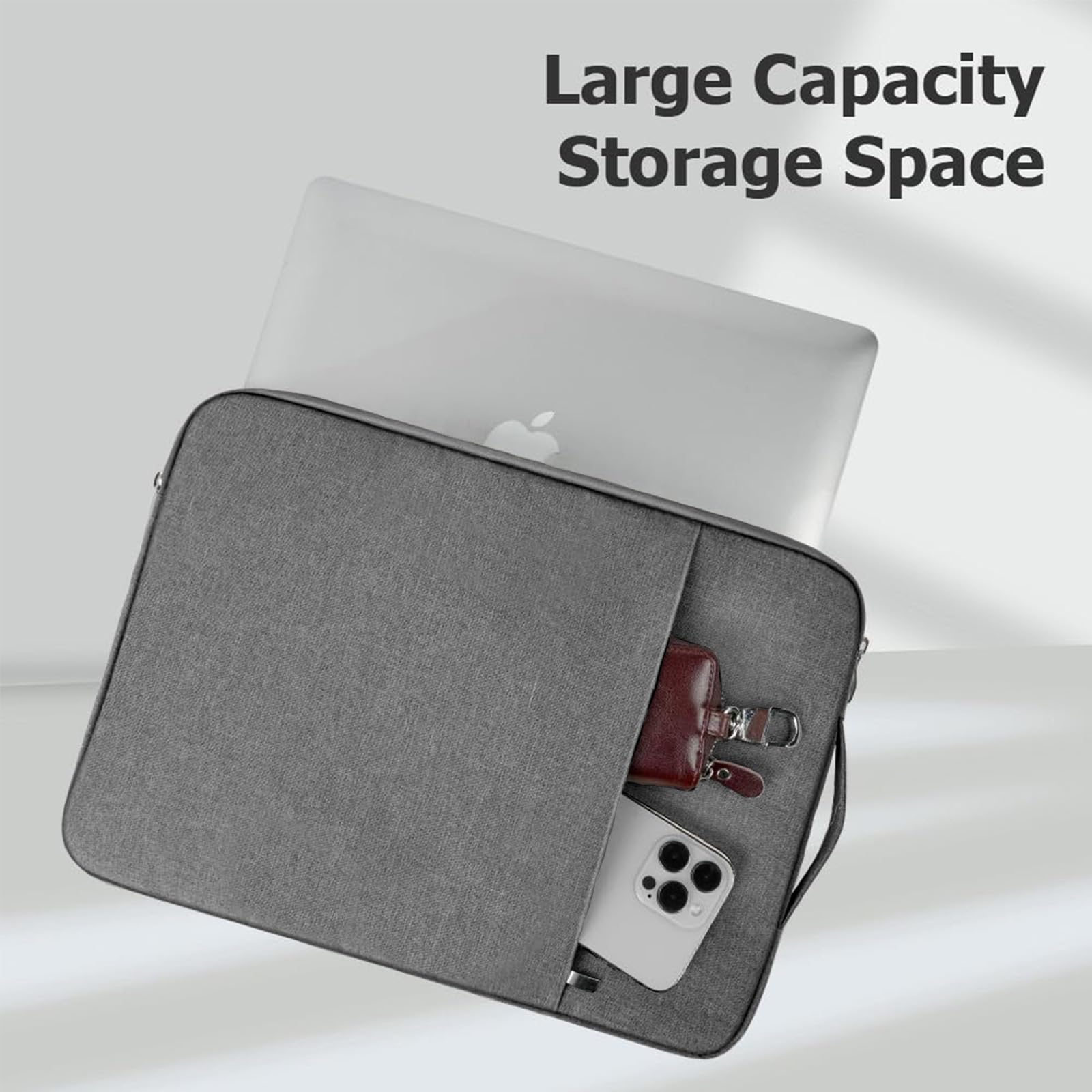 Flintronic Torba na laptopa o przekątnej ekranu 14", etui na laptopa z uchwytem, wodoszczelna, etui na laptopa, etui kompatybilne z MacBookiem / Huawei / Acer / Asus / HP / Dell / Lenovo/Samsung