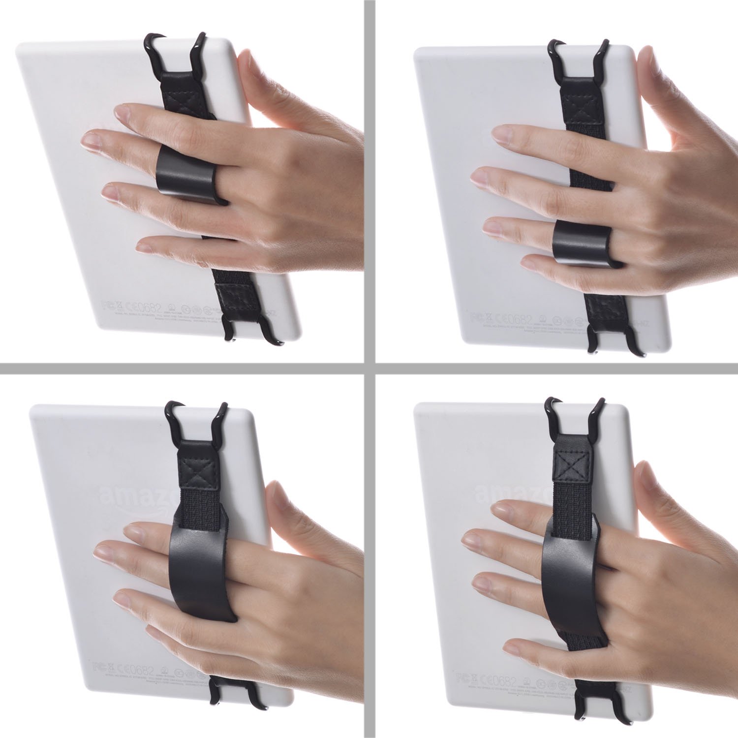Image secondaire de WANPOOL Support Universel Anti-Glissement sous Forme de Ceinture Réglable pour Utiliser sa Tablette Kindle 6 Pouces : Kindle E-R