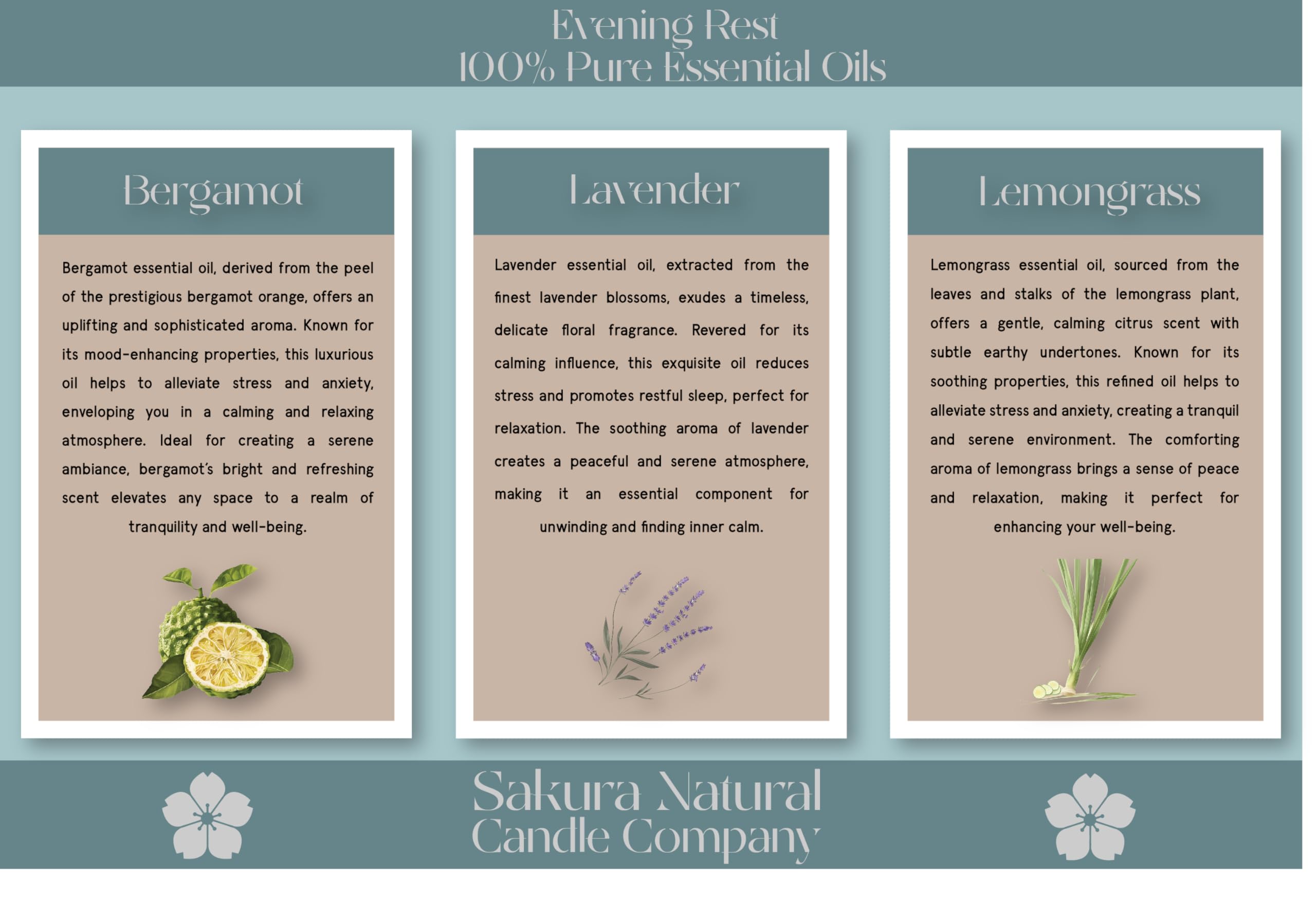 Evening Rest Wax Melts Strong Scented with Pure Essential Oils, White - Image 3