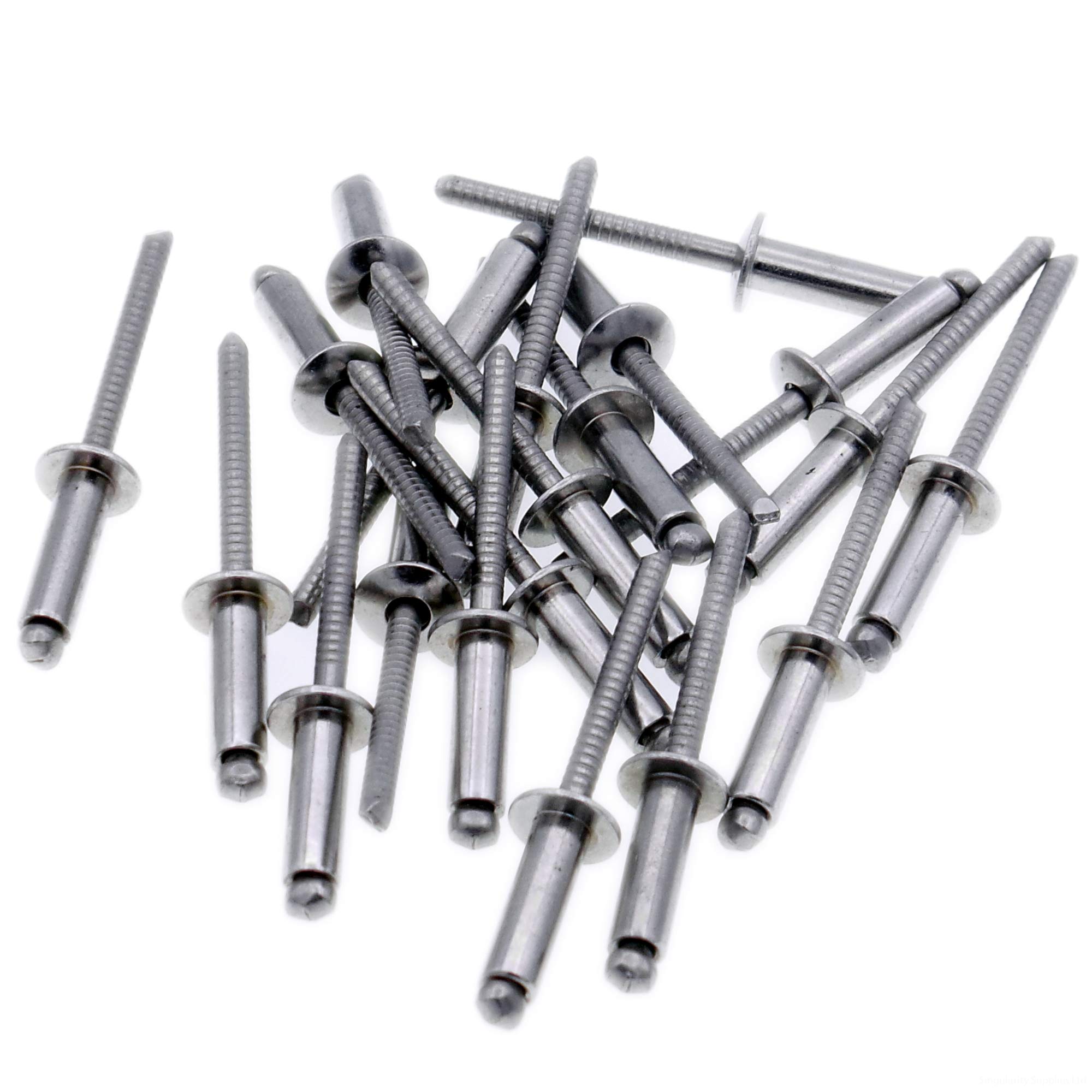 Singularity Supplies M4 (4Mm X 14Mm) Dome Blind Rivet - Stainless Steel (A2) (Pack Of 20)