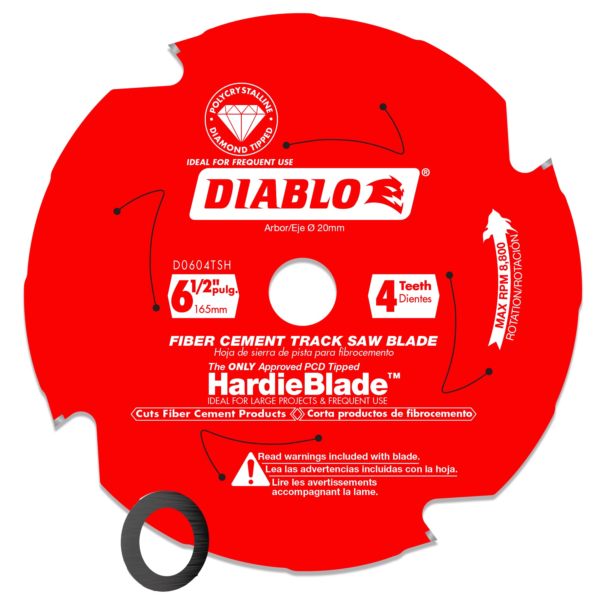 Freud Diablo D0648F 6-1/2" x 48-Tooth Steel Demon TCG Ferrous Cutting Circular Saw Blade 5/8" Arbor