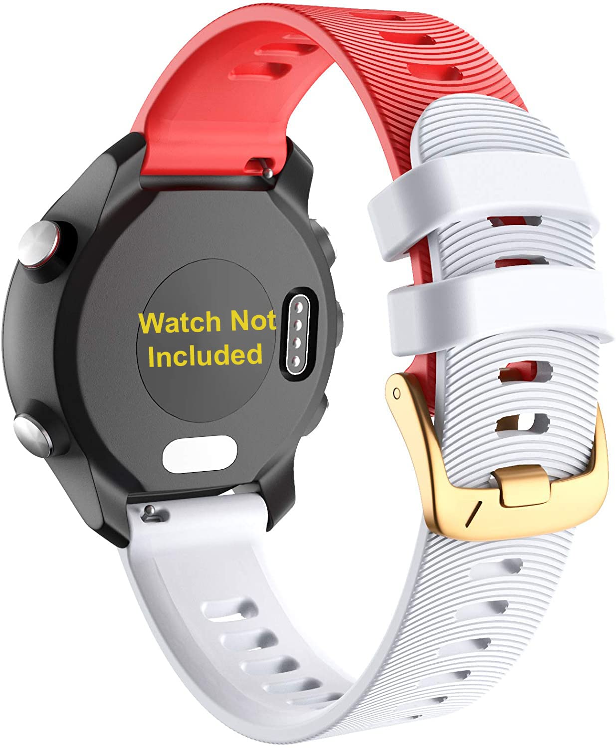 Zitel Bands Compatible with Garmin Forerunner 245/245 Music, Forerunner 645/645 Music, Forerunner 165,158,55, Vivoactive 5/3, Venu Sq/Sq 2, Venu 2 Plus - 20mm Straps-image-18
