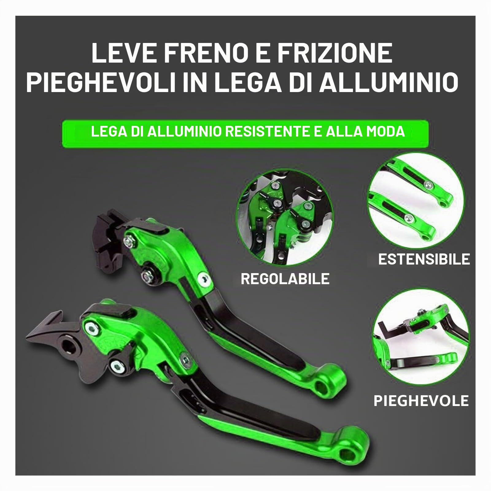 Kit leva di ricambio Per SUZUKI GSR600 GSR 600 GSR-600 2006-2011 2010 2009 2008 2007 Freno Moto Leve Frizione Manubrio Manopole Estremità(Black)