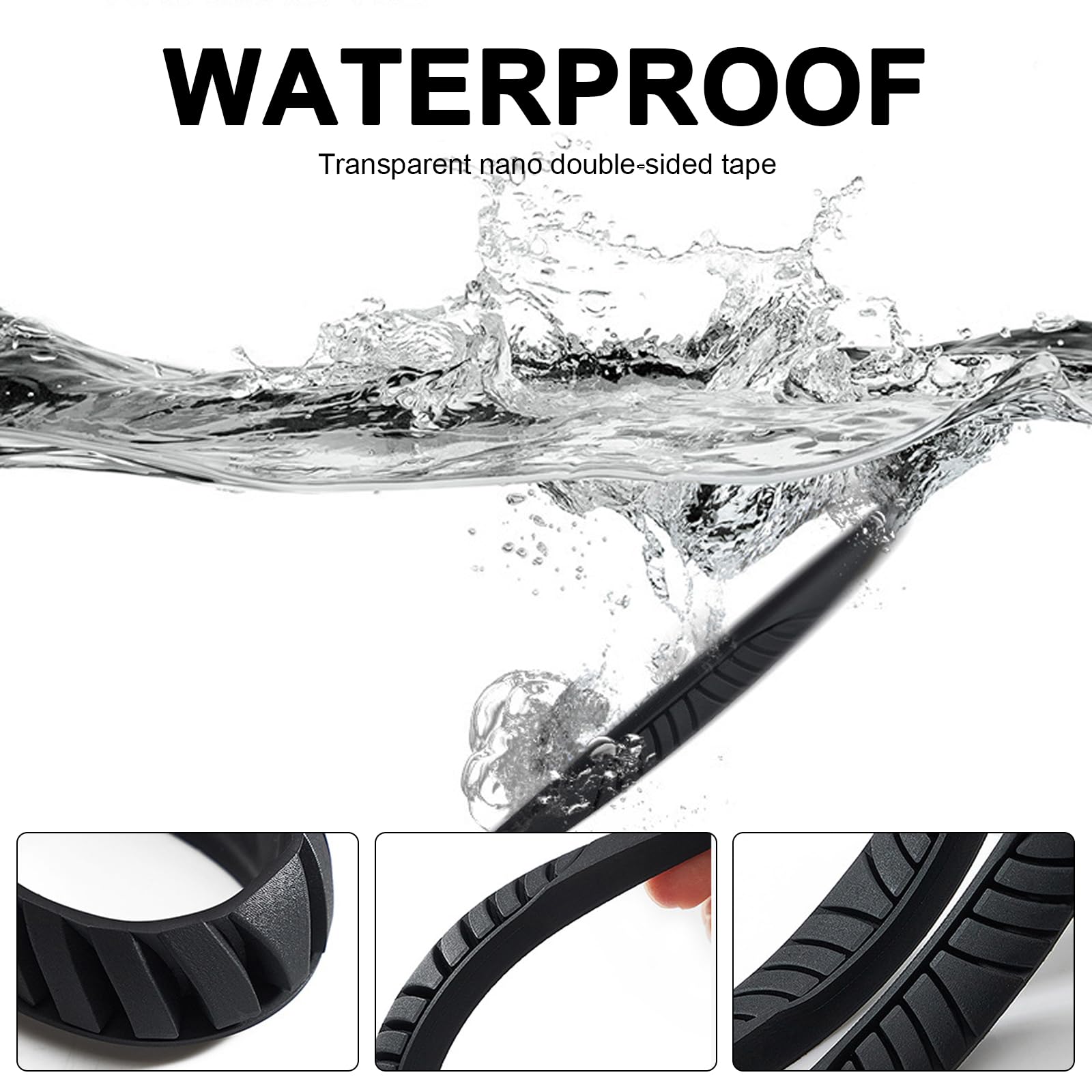 12 Pezzi Protezioni Paracolpi Per Portiere Auto - Proteggi Specchietti E Bordi Porte - In PVC Antigraffio - Adesivo Facile