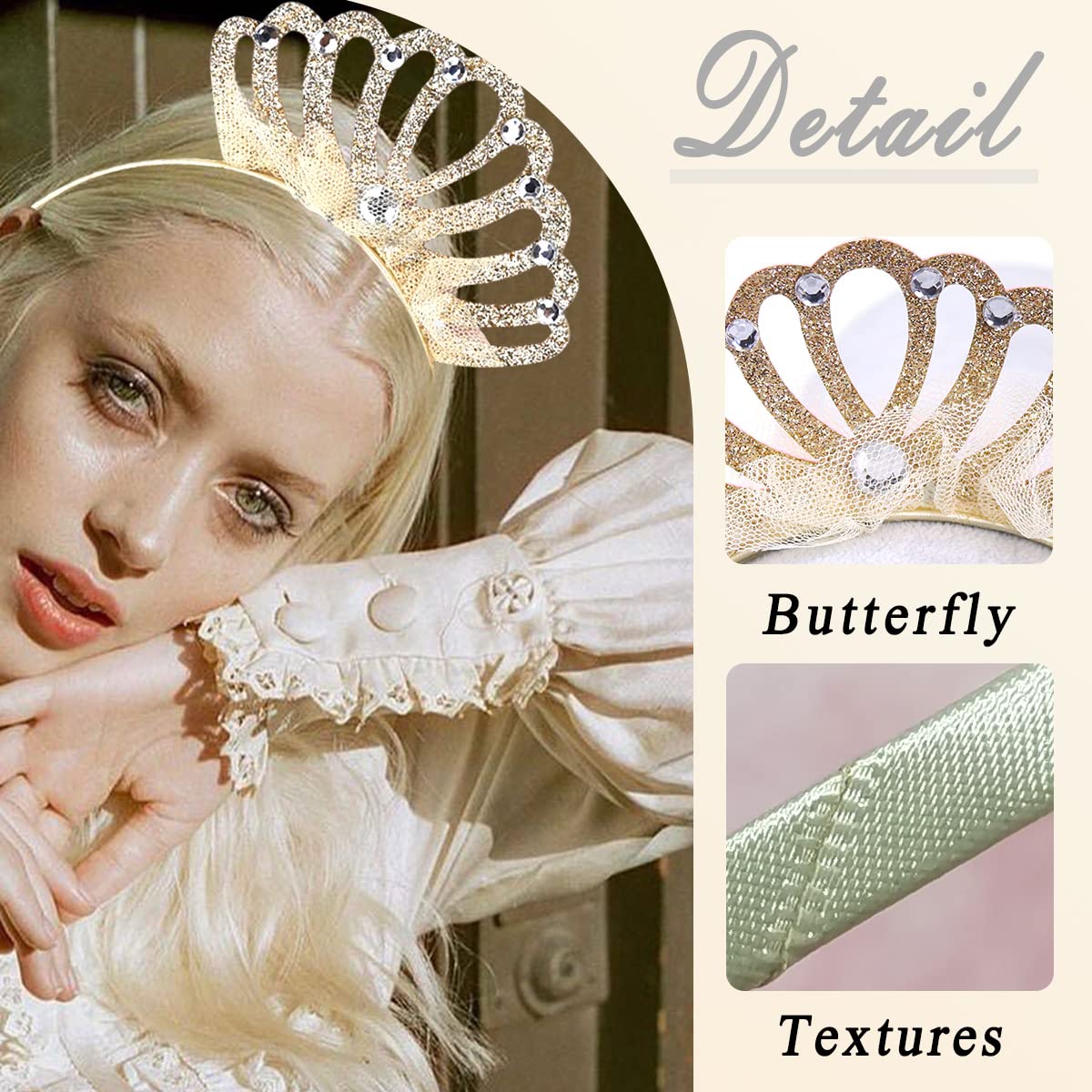 Diadema De Plástico De Círculo Completo Para El Cabello, Banda Elástica Flexible Con Peine De Dient, Clip Para El Cabello, Accorios Fijos Para El Cabello, 2 Uds