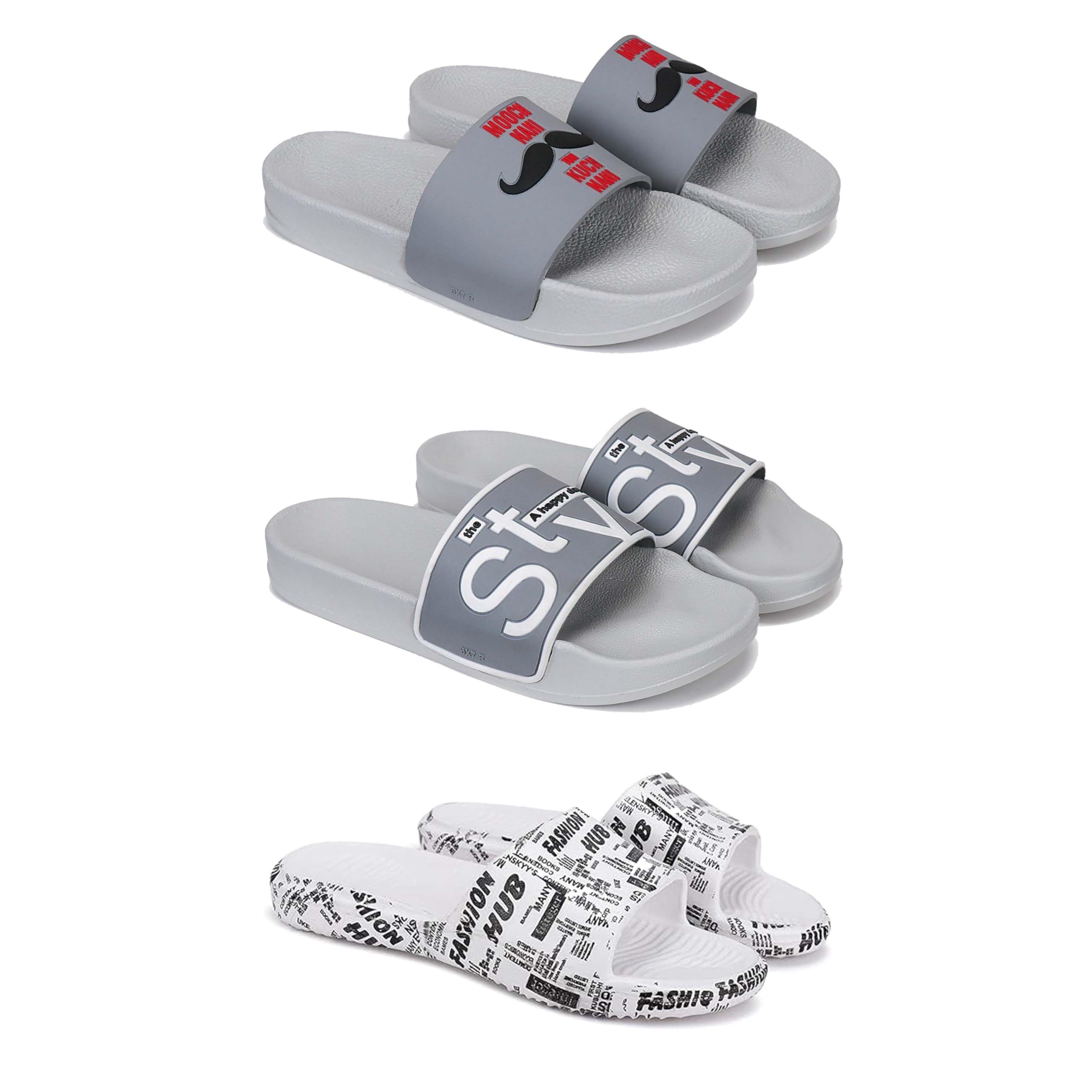 Men's Sandals | Lightweight Wear| Stylish & Easy to Wear For Men's GRP-SAN-(3-COMBO)-1590-1589-3104