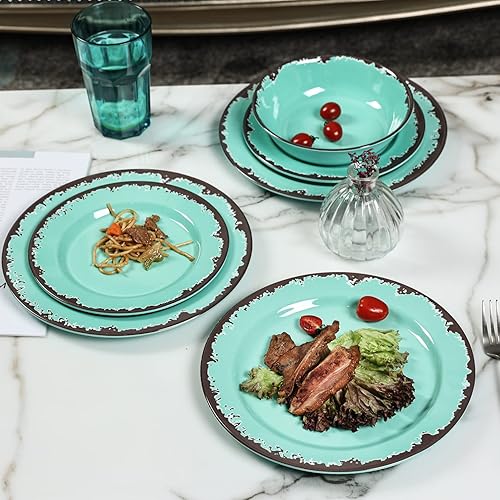 Miniatura 4 de Juego de vajilla de melamina juego de 12 platos Yinshine