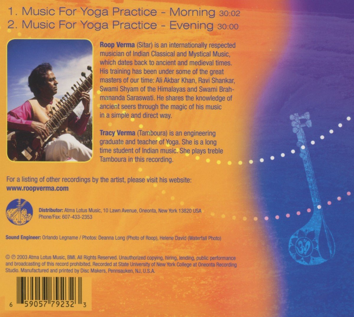 Music for Yoga Practice - Morning & Evening, 1 Audio-CD