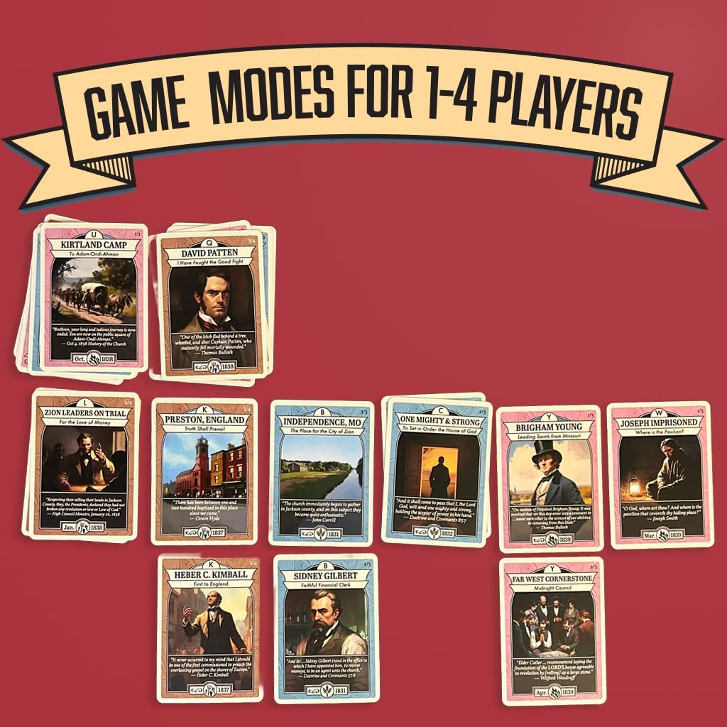 Latter-Day Saints Volume III: Missouri | Standalone Game | 90 Cards | Over 300 New Trivia Questions | Cards for Collecting and Playing | 1-4 Players | Explore Church History
