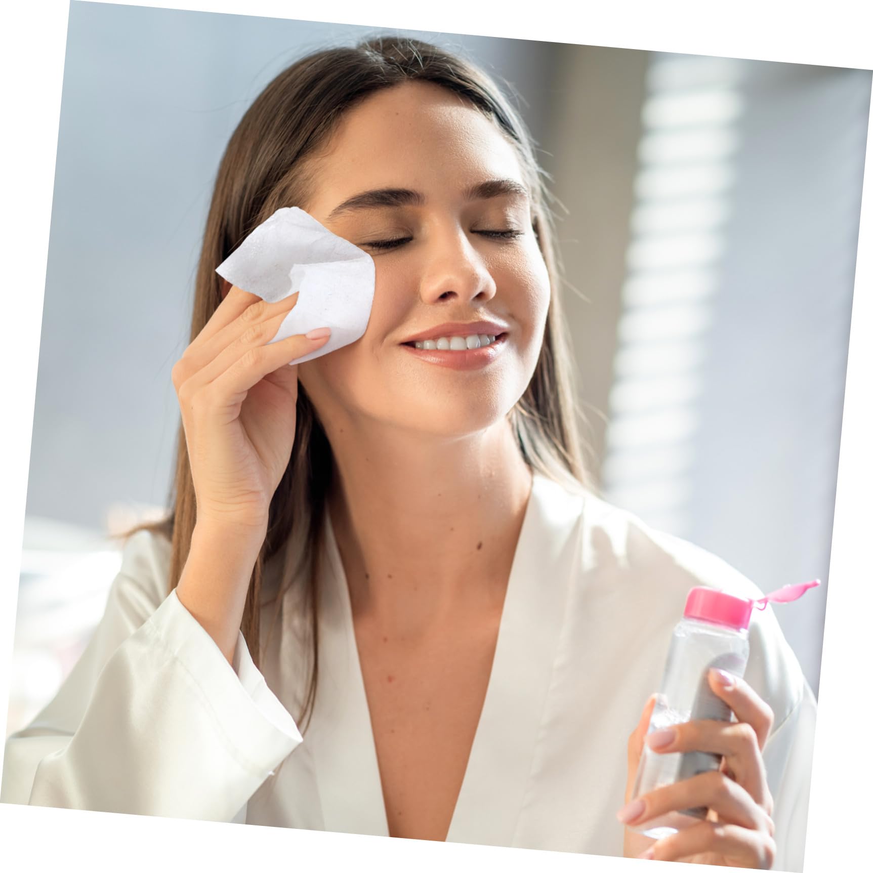 400 Stück Einweg Vliesstoff Kosmetik Reinigungspads 10x10cm Weich Atmungsaktiv Abschminktücher für Frauen Gesichtsreinigung