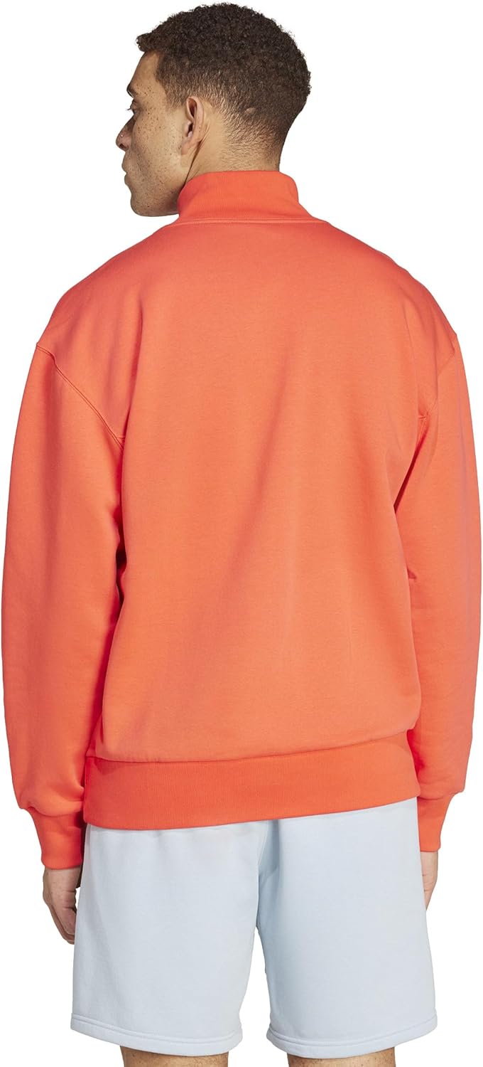 adidas Mens All Season Quarter Zip Sweatshirt Casual - Green