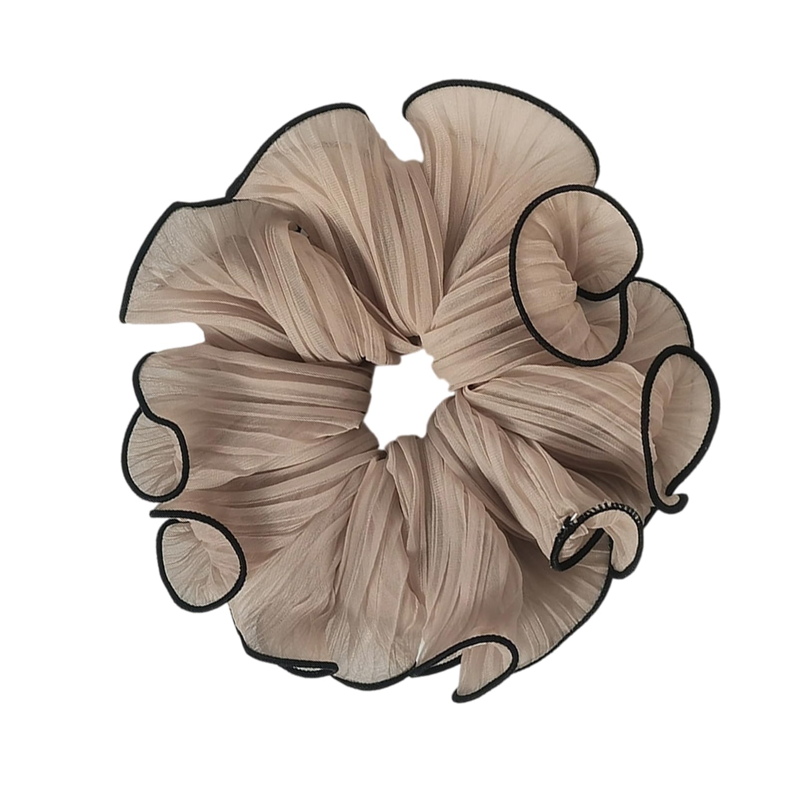 YUXITA Ruched Scrunchies Thick Oversized Hair Scrunchy Elegant Hair Rope Scrunchy Women Ponytail Holder