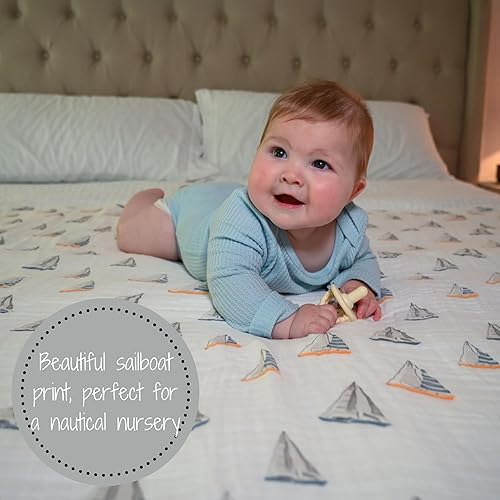 Miniatura 10 de LollyBanks Manta para envolver  100% muselina de algodón  Artículos esenciales para recién nacidos y bebés para niños, registro  Estampado temático