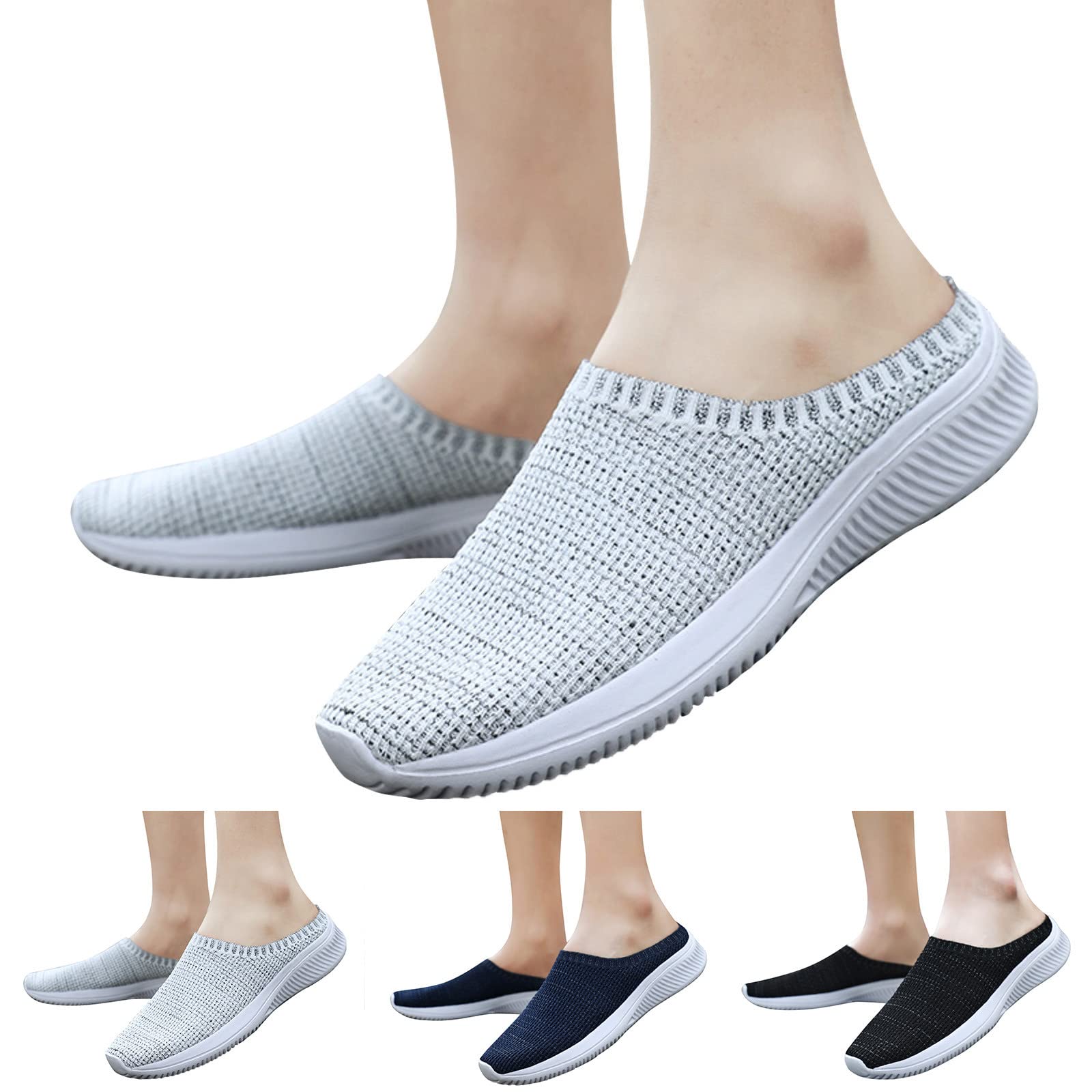 Zapatos deportivos para hombre, diseño de verano, de malla sólida, transpirables, cómodos y ligeros