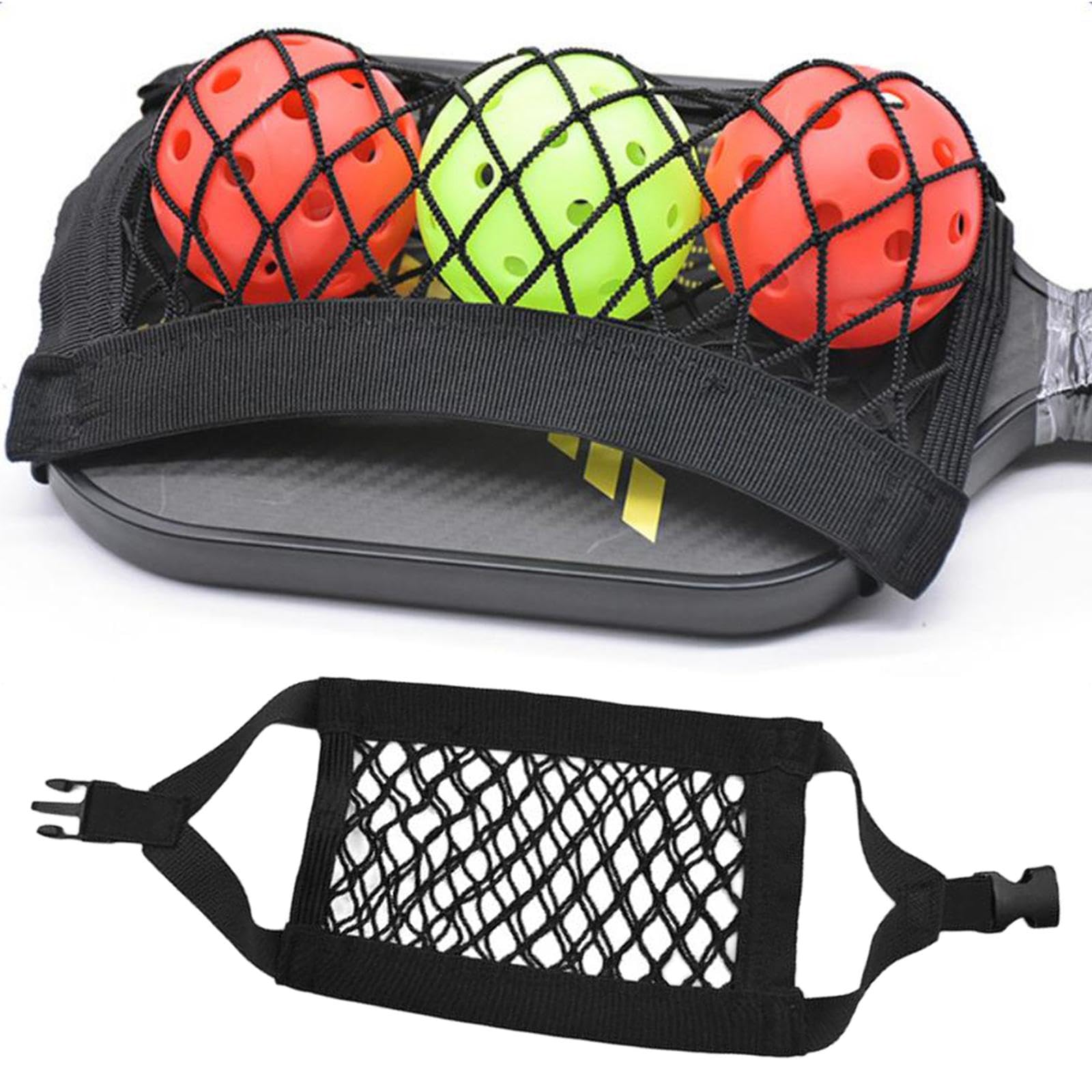 bnf® Pickleball Storage Mesh Bag Practical Premium Accessory Quick Release Buckle-picture-13