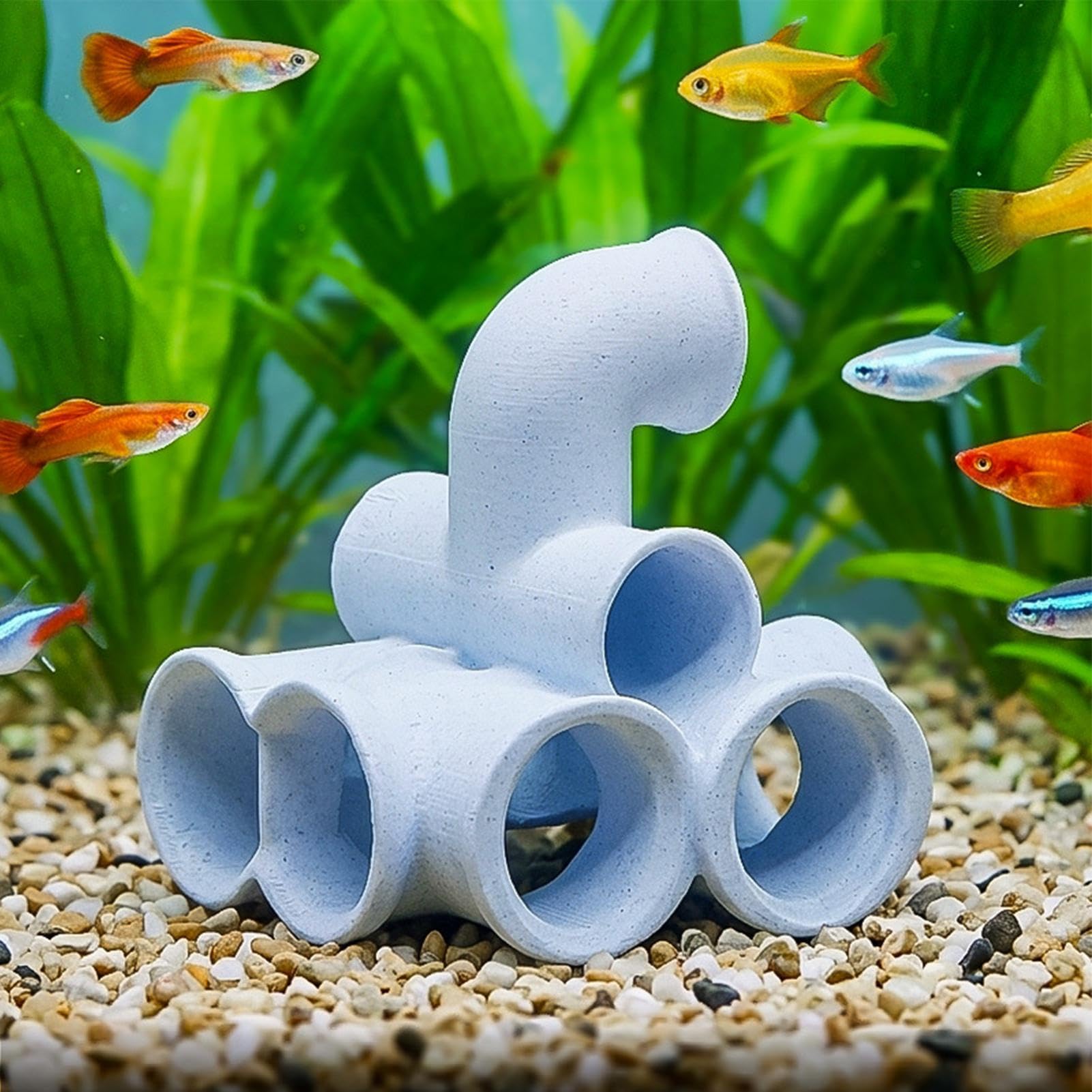 Generico Grotta Per Acquario Di Pesci Decorazione Porosa Acquario | Ornamento Decorativo Acquario Per Principianti Acquariofili Pescatori Casa Ufficio Ristorante Hotel Negozi Sale Riunioni
