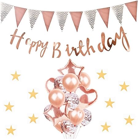 Amazon 誕生日 飾り付け 27点セット 風船 紙吹雪風船 Happy Birthday ガーランド 星 ハート バースデー 飾りセット バルーン ピンクゴールド 風船 バルーン おもちゃ Amazon 誕生日 飾り付け 27点セット 風船 紙吹雪風船 Happy Birthday ガーランド 星 ハート バースデー 飾りセット バルーン ピンクゴールド 風船 バルーン おもちゃ