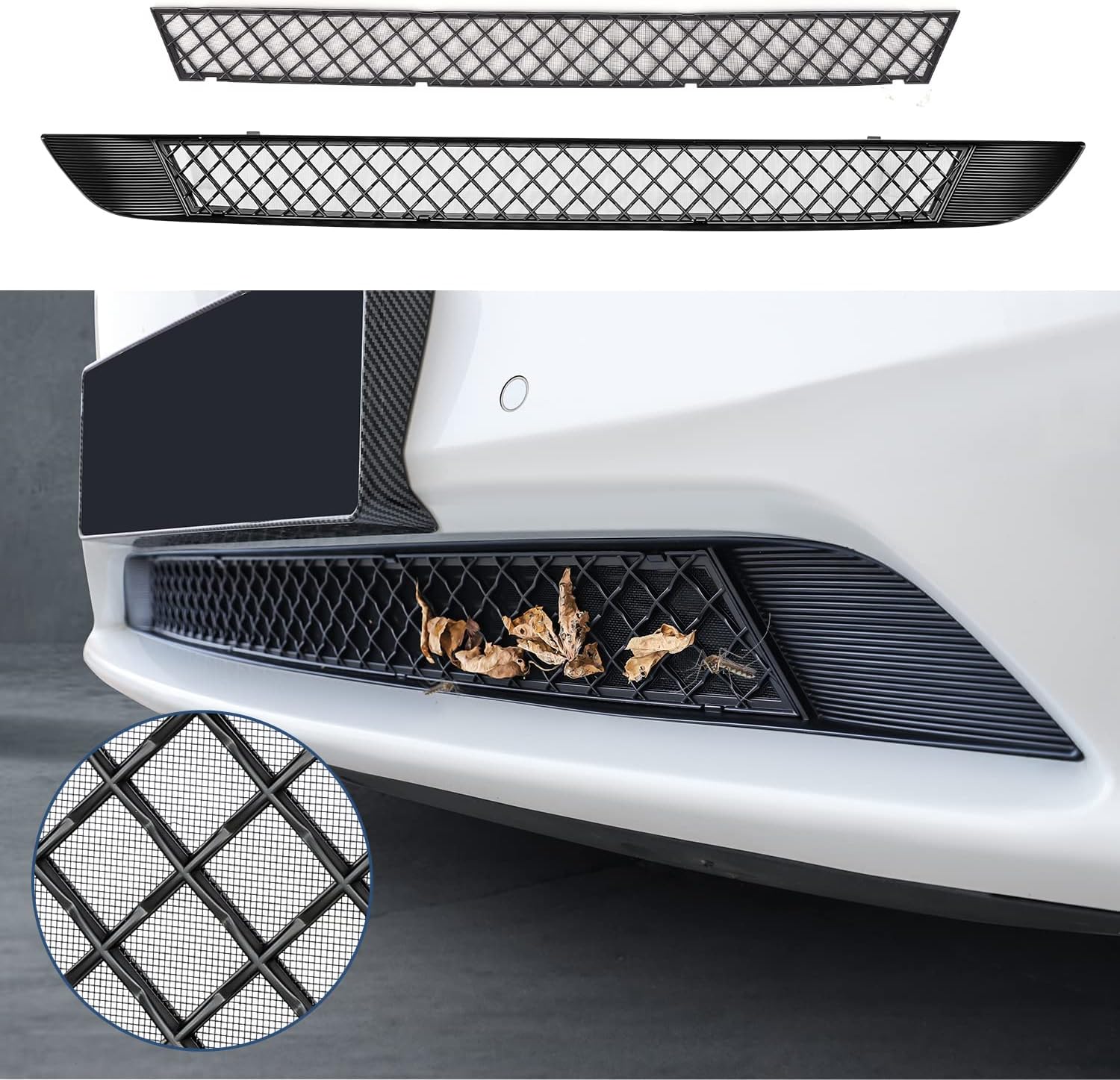 Amazon.com: FITALLUS Fit Tesla Model Y Front Grill Mesh Bumper Grille